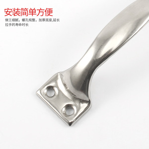 Stainless Steel Bow Handle 5 <b>6</b> Inch Wardrobe <b>Drawer</b> Cabinet Traditional Easy Installation - Product Image 1