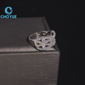 Hot Sale 925 Sterling Silver Moissanite <b>Rings</b> <b>Mens</b> Iced Out Moissanite HipHop Style Jewelry <b>Rings</b> Pass Diamond Test in Stock GRA - Product Image 6