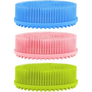 Silicone souple Brosse de <span class=keywords><strong>Massage</strong></span> De Bain De Lavage De Cheveux Shampooing Cuir Chevelu pour bébé - Product Image 3