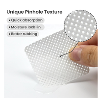 Tampons dissolvants pour ongles en non-tissé composite à mailles carrées arrondies, 3 couches, 200 pièces, boîte PP, lingettes sans peluches pour salon de manucure