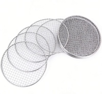 Grille de barbecue jetable portable de qualité supérieure, résistante à la chaleur, antiadhésive, en acier de qualité alimentaire, pour le camping, les pique-niques et les jardins