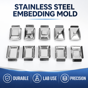 Stainless Steel Histology Embedding Base Mold Reusable <b>Paraffin</b> Tissue Embedding Mold For Pathology Sample Preparation - Product Image 1