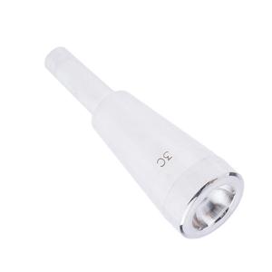 Pesante 3C ricco tono forma tromba bocchino in ottone materiale con finitura argento in lega di rame - Product Image 1