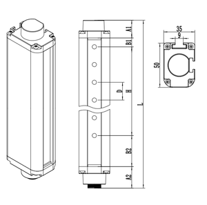 ONN-GS-T ışık perdesi IP65 optik sensörler NPN/PNP kızılötesi ışın dedektörü - Product Image 6