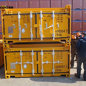 Newest 20ft <b>Half</b> <b>Height</b> Offshore Open Top Cargo Baskets <b>20</b> Ft Shipping <b>Container</b> Designed with Durable Corten Steel - Product Image 3