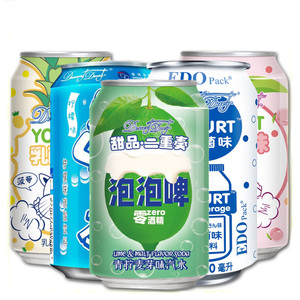 Bán buôn kỳ lạ đồ ăn nhẹ kỳ lạ đồ uống dứa hương vị/Trắng Đào Hương vị axit lactic vi khuẩn Soda 330ml có ga mềm uống - Product Image 4