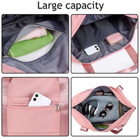 Nouveau sac de sport de voyage personnalisé en gros, sac de yoga pliable, grande capacité, imperméable, de haute qualité, sac de sport de plein air