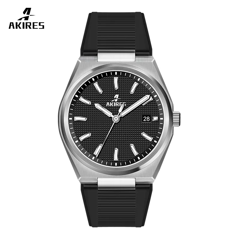 New Male Luxury Wrist Atomatic Watches Mechanical Movement For Men Stainless Steel Band Mens Style Rubber Custom Your Watch