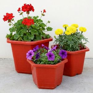 Grand bac à plantes carré en plastique, paroi épaisse, pot à fleurs en PP pour l'aménagement paysager, la pépinière, la culture d'arbres, durable A480 - Product Image 6