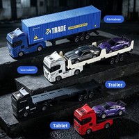 Mini camion RC 1:64 avec semi-remorque et conteneur, voiture de drift télécommandée par APP, modèle électrique de qualité hobby, jouet pour garçons, nouveau produit 2026
