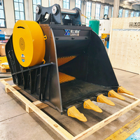 Godet à dents de déchiqueteur pour excavatrice lourde pour briser le sol dur et congelé