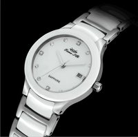 Montres fantaisie pour femme avec bracelet en métal quartz