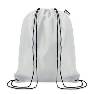Bolsa con Cordón Clásica Impermeable con Logotipo Personalizado Promocional, 190T RPET, Cuerdas de PP, Ecológica, Hecha con Botellas de Plástico Recicladas - Product Image 1