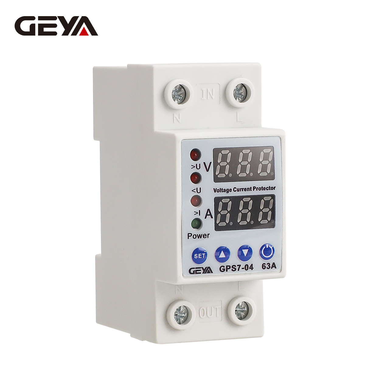 GEYA GPS7-04 AC220V 1A-63A более/под напряжением/courrent протектор