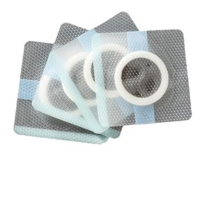 <b>Blank</b> stickers, custom-made, with added film and <b>ring</b>, transparent waterproof PU film, low-allergy plaster, Sanjiu Sanfu - Product Image 2