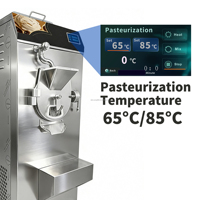 Machine à glaces écoénergétique - Congélateur professionnel pour usage commercial avec machine à gelato Thakon et pasteurisation