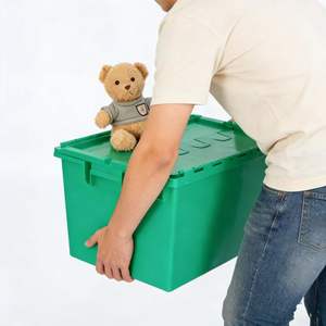 <span class=keywords><strong>Cajas</strong></span> de Almacenamiento Sólidas de PP de Grado Comercial |   Contenedores Logísticos Apilables, Encajables e Impermeables |   Movimiento Ecológico y Duradero - Product Image 5