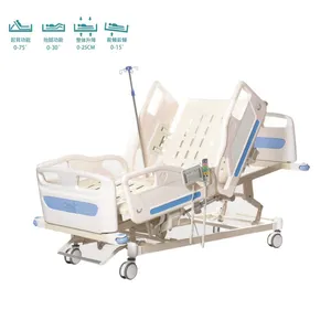 5 fungsi peralatan medis pasien elektrik tempat tidur rumah sakit Auto CPR tempat tidur tunggal dengan penyimpanan untuk rumah sakit