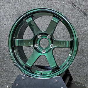 Te37SL แข่งรถโฟล์ค <span class=keywords><strong>Te37</strong></span>สีเขียว SL 5X112 5X120 5x114 3 5x100 17X9 18X9 5สำหรับ <span class=keywords><strong>BMW</strong></span> E36 <span class=keywords><strong>E46</strong></span> E92 F80 M3 F82 G82 M4 350Z 370Z - Product Image 1