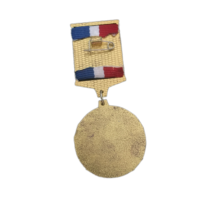 Médailles en métal émaillées gravées sur mesure avec placage or, design 3D, ruban, barre, badge de poitrine, souvenir, badges d'honneur