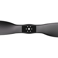 T-MOTOR VZ45*18 Hélice de drone VTOL en fibre de carbone de haute qualité, 45 pouces, 75 kg de charge utile, 2 pales CW CCW