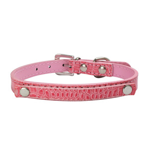 <span class=keywords><strong>Collar</strong></span> de cuero PU personalizado de estilo de lujo moderno para perro y gato, <span class=keywords><strong>Collar</strong></span> de decoración con remaches de liberación rápida - Product Image 2