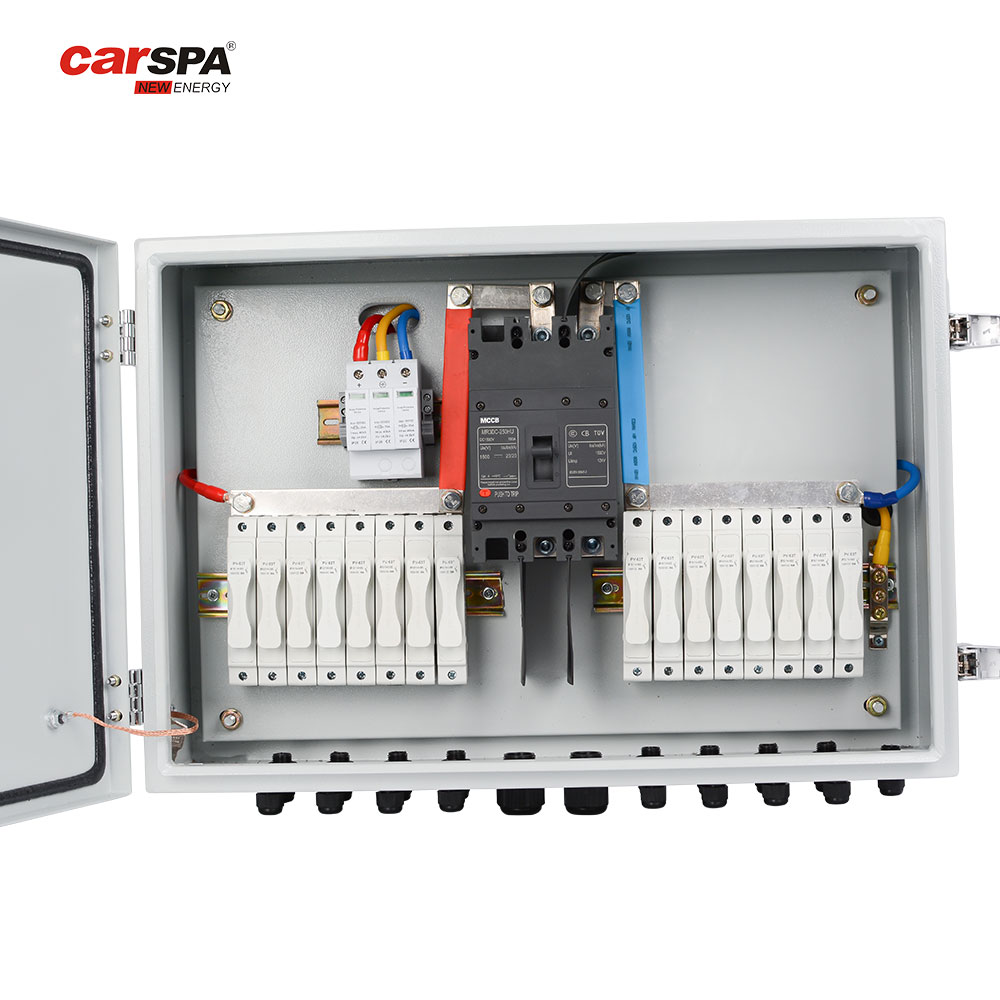 New design IP65 Custom PV Combiner box 2 4 6 8 12 24 IN 1 OUT 2-24 Strings DC Combiner Box for solar panel