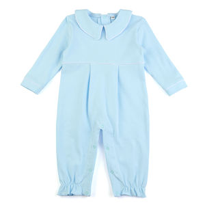 モノグラムベビーカラークリスマスボディスーツワンピースジャンプスーツキッズガール長袖ワンシーロンパース - Product Image 2