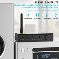1Mii DAC Audio Hi-Fi Décodeur Hi-Res LDAC Bluetooth 5.0 Émetteur et Récepteur 167ft Longue Portée Faible Latence Adaptateur Bluetooth