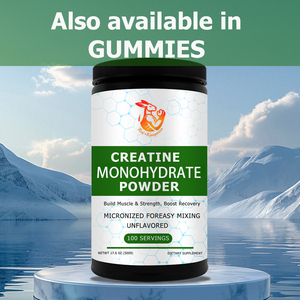 Créatine en poudre de qualité supérieure pour le développement musculaire avec créatine monohydrate, boisson pour la nutrition sportive, complément pour la récupération après l'entraînement - Product Image 5