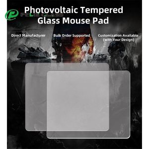 แผ่นรองเมาส์กระจกนิรภัยแบบกำหนดเองสำหรับเกมเมอร์มืออาชีพ แผ่นรองเมาส์กระจก เรียบลื่นและแม่นยำ - Product Image 6