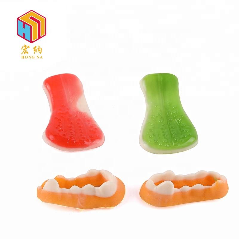 Хэллоуин день странный язык зубы в форме жевательного мягкого желе конфеты Китай для продажи