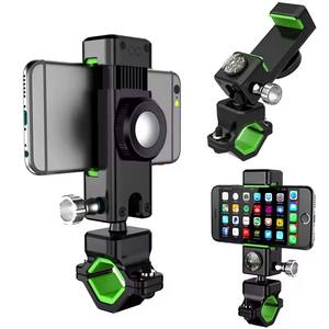 Nuevo Universal 360 ajustable bicicleta manillar de bicicleta motocicleta soporte para teléfono móvil soporte de cuna antirrobo con <span class=keywords><strong>COMPAS</strong></span> - Product Image 2