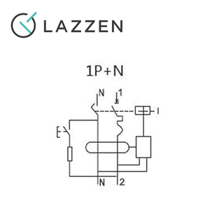 Interruptor Automático Miniatura (MCB) <span class=keywords><strong>Nader</strong></span> NDB1L-32 120V CA 16A 1P+NP para Montaje en Riel DIN, Capacidad de Ruptura de 4.5kA, Curva de Disparo de Cobre C - Product Image 5