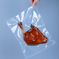 Sac sous vide transparent sur mesure pour aliments, sac de compression sous vide jetable de qualité alimentaire pour la conservation de la fraîcheur