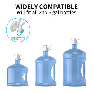 Bouteille d'eau pliable de Camping Simple, 2 pièces, <span class=keywords><strong>fontaine</strong></span> <span class=keywords><strong>à</strong></span> boire, avec bec anti-poussière, contenant pour pichet, <span class=keywords><strong>support</strong></span> avec buse - Product Image 3