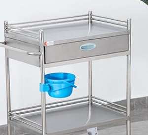 Roestvrijstalen Ziekenhuis Behandeling Kar Dressing Verandering Verpleegkundige Instrument Kar Ziekenhuis <span class=keywords><strong>Trolley</strong></span> - Product Image 4