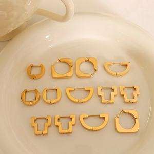 316L Stainless Steel <b>Small</b> Hoop Earring Jewelry Design Gold Filled Trendy Earring for <b>Gift</b> - Product Image 4