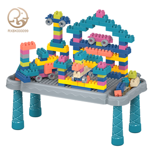 Table de construction créative pour enfants avec 88 pièces, jouet éducatif, fonction éducative précoce pour jouer - Product Image 1