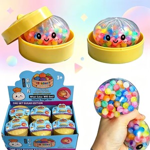 Nuevo Juguete Antiestrés de Burbujas Coloridas con Vaporizador, Bola de Masa Suave de TPR, Juguete Creativo y Divertido con Forma de Bollo, Regalos Originales - Product Image 1