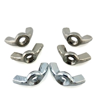 DIN 314 JIS B1185 ASME B18.6.9 Toutes les tailles Acier au carbone Cl. Écrou à oreilles 4 5 8, zingué, hauteur accrue, taille personnalisée, à bords