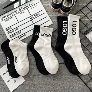 Crew Ankle Football Designer Women's Cycling Compression Cotton Grip Custom Sport Men's School Trampoline High Quality Socks