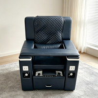 Fauteuil de pédicure pour salon de manucure, bain de pieds inclinable, électrique, réglable, multifonctionnel, tout-en-un, massage, extensions de cils