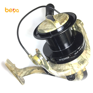 Moulinet de pêche Casting en métal, couleur Camouflage, <span class=keywords><strong>grande</strong></span> bobine, eau salée, pour bateau, rockfishing, 12 + 1bb, 5000 à 10000 - Product Image 6