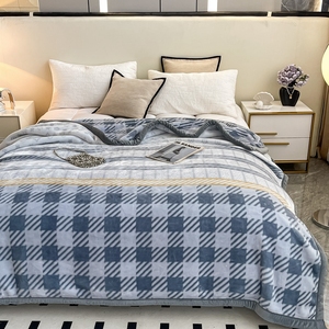 <span class=keywords><strong>Couverture</strong></span> en taffetas, nouveau design, douce, moelleuse, confortable, en laine d'agneau, sans peluches, pour canapé, voyage, lit, toutes pièces, très chaude - Product Image 6