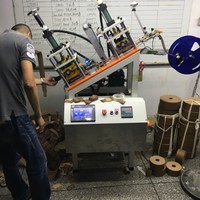 Machine à embosser les étiquettes en cuir PU de haute qualité, machine à embosser les logos