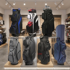 Sac de golf Dericsson personnalisé avec logo, 14 compartiments, imperméable, en cuir PU, nylon, polyester Oxford, sacs de golf en gros - Product Image 1