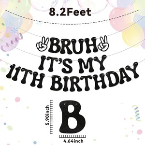 Promotion Spéciale : Guirlande de Bannière en Papier Pailleté « C'est Mon Anniversaire » Style Européen pour Décoration de Fête - Product Image 1