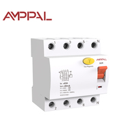 Disjoncteur différentiel RCCB 2P/4P 16A-40A Protection IP20 Capacité de coupure 10kA