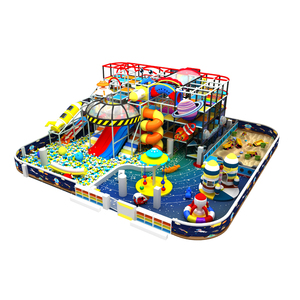 Sanxiu thương mại phổ biến con lăn trượt trong nhà sân chơi xoắn ốc trượt trampolines leo tường đường hầm sân chơi - Product Image 2